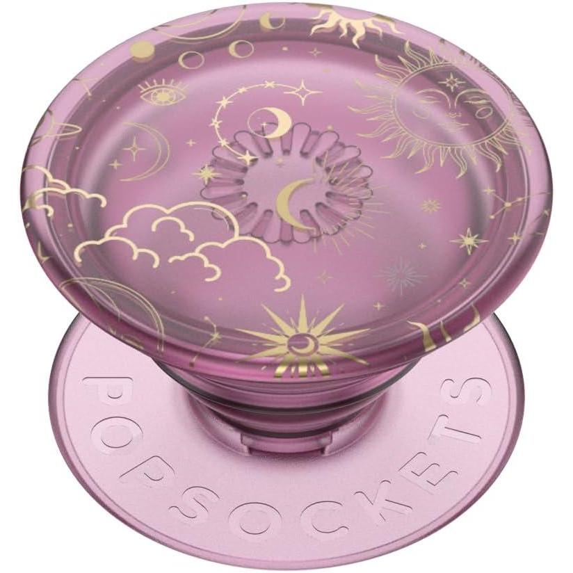imagePopSockets Translucent Phone Grip with Expanding Kickstand PopSockets for Phone Adhesive Grip Translucent PopGrip  Celestial Mauve