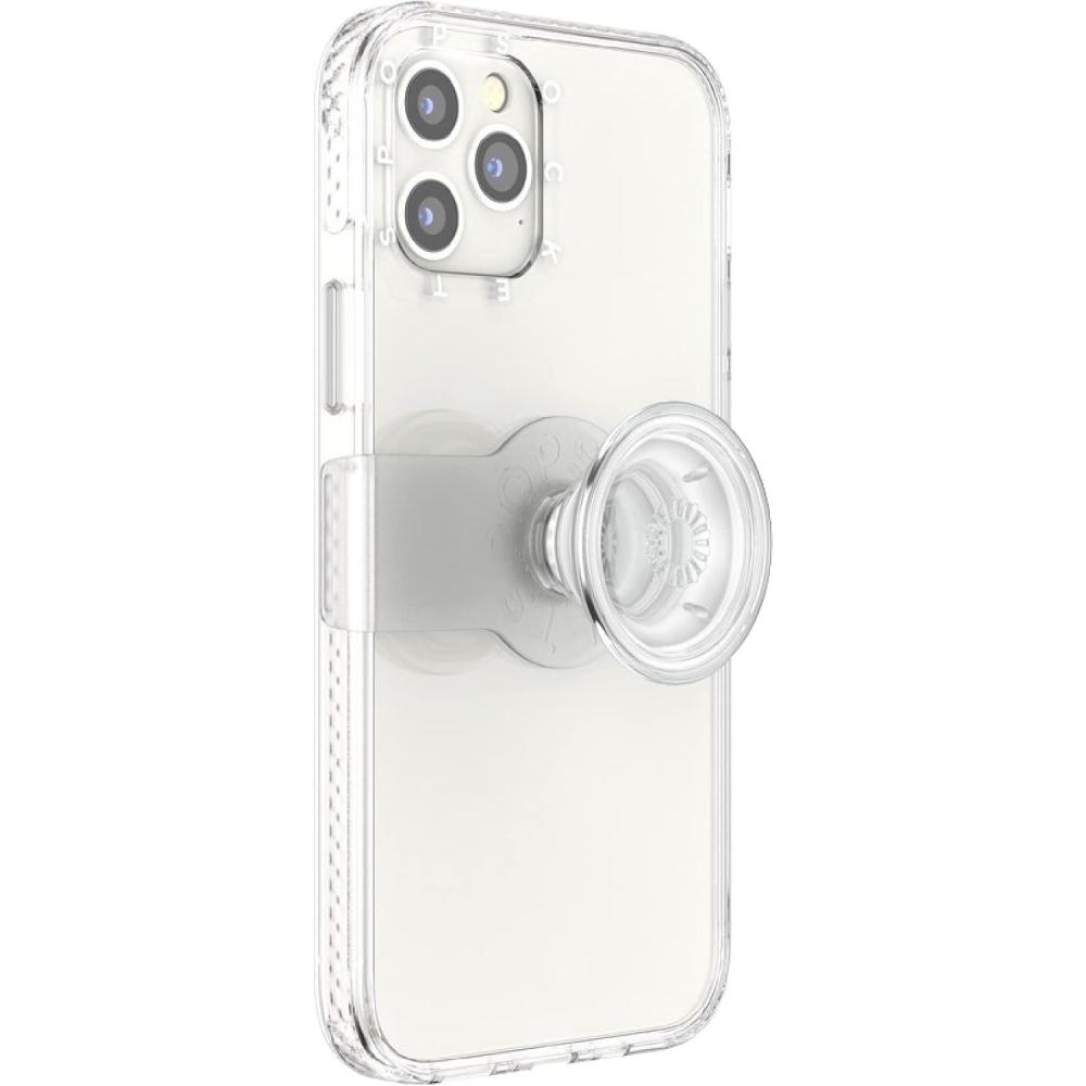 imagePopSockets iPhone 12 and 12 Pro Case with Phone Grip and Slide Phone Case for iPhone 12 and 12 Pro  SClear