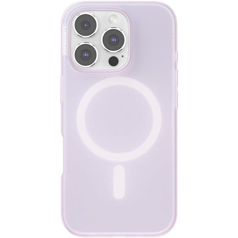 imagePopSockets iPhone 16 Pro Case Compatible with MagSafe Phone Case for iPhone 16 Pro Wireless Charging Compatible Case Only  Opalescent White