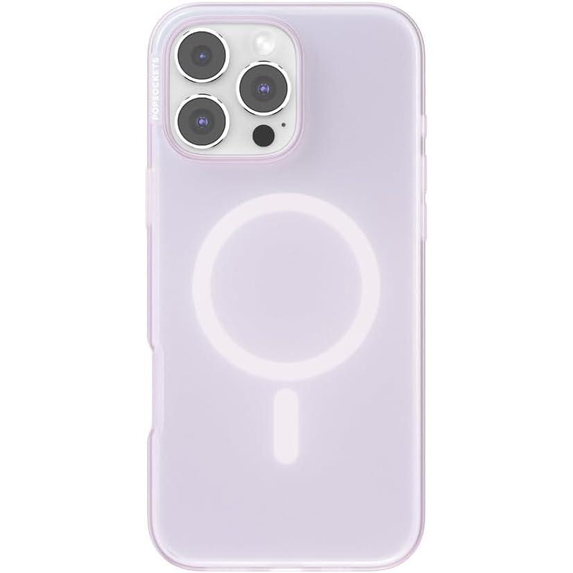 imagePopSockets iPhone 16 Pro Max Case Compatible with MagSafe Phone Case for iPhone 16 Pro Max Wireless Charging Compatible Case Only  Opalescent White