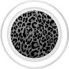 Black Silver Leopard Print PopSockets Adhesive PopGrip(Magnetic PopGrip)