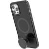 PopSockets Black iPhone 12 Case and iPhone 12 Pro Case with Phone Grip and Slide Compatible with MagSafe(Black)