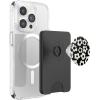PopSockets Floral Phone Grip & Stand – Black Mod Flower PopSockets PopWallet for MagSafe(Magnetic PopWallet)