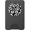 PopSockets Floral Phone Grip & Stand – Black Mod Flower PopSockets PopWallet for MagSafe(Magnetic PopWallet)