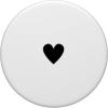 PopSockets Phone Grip – Heart PopSocket – B&W Heart PopSockets Adhesive PopGrip(Adhesive PopGrip)