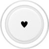 PopSockets Phone Grip – Heart PopSocket – B&W Heart PopSockets Adhesive PopGrip(Magnetic PopGrip)