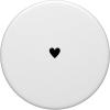 PopSockets Phone Grip, Heart, Cute – Small Black Heart PopSockets PopGrip for MagSafe(Adhesive PopGrip)