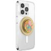 PopSockets Phone Grip for MagSafe with Kickstand, Magnetic Stand, Swappable Top, Secure Hold for iPhone MagSafe Cases, Phone & Tablet Grip – Enamel Gaudy Gold