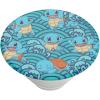 PopSockets Phone Grip for MagSafe with Kickstand, Magnetic Stand, Swappable Top, Secure Hold for iPhone MagSafe Cases, Phone & Tablet Grip, Pokemon Fairy – Tidepool Squishy Jigglypuff Sparkle(Sqrtle Pattern)