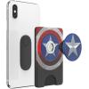 PopSockets Phone Wallet with Expanding Kickstand, Phone Card Holder – Pink Clouds(Captain America)