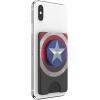 PopSockets Phone Wallet with Expanding Kickstand, Phone Card Holder – Pink Clouds(Captain America)