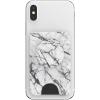 PopSockets Phone Wallet with Expanding Kickstand, Phone Card Holder – Pink Clouds(Dove White Marble)