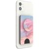 PopSockets Phone Wallet with Expanding Kickstand, Phone Card Holder – Pink Clouds(Pink Clouds)