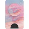 PopSockets Phone Wallet with Expanding Kickstand, Phone Card Holder – Pink Clouds(Pink Clouds)