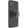 PopSockets Translucent Phone Grip with Expanding Kickstand, PopSockets for Phone, Translucent PopGrip – Black Disco(Black Disco)