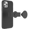 PopSockets iPhone 12 Pro Max Case with Phone Grip and Slide, Phone Case for iPhone 12 Pro Max – Spearmint(Black)