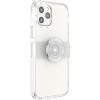 PopSockets iPhone 12 and 12 Pro Case with Phone Grip and Slide, Phone Case for iPhone 12 and 12 Pro – S(Clear)