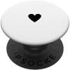PopSockets Phone Grip – Heart PopSocket – B&W Heart PopSockets Adhesive PopGrip(Adhesive PopGrip)