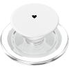 PopSockets Phone Grip, Heart, Cute – Small Black Heart PopSockets PopGrip for MagSafe(Magnetic PopGrip)