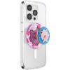 PopSockets Phone Grip for MagSafe with Kickstand, Magnetic Stand, Swappable Top, Secure Hold for iPhone MagSafe Cases, Phone & Tablet Grip, Pokemon Fairy – Tidepool Squishy Jigglypuff Sparkle(Jigglypuff Disarm Voice)