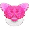 ​​​​PopSockets Phone Grip with Expanding Kickstand, Adhesive Grip, Enamel – Molded Butterfly Magenta