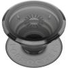 PopSockets Translucent Phone Grip with Expanding Kickstand, PopSockets for Phone, Translucent PopGrip – Black Disco(Black Smoke)