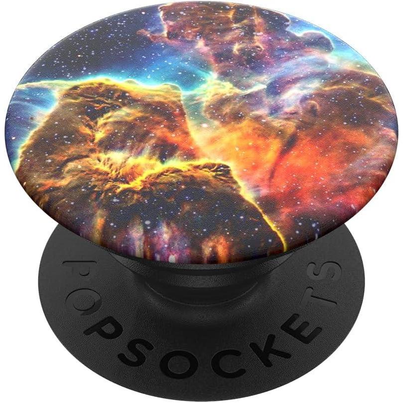 imagePopSockets Phone Grip for MagSafe with Kickstand Magnetic Stand Swappable Top Secure Hold for iPhone MagSafe Cases Phone ampamp Tablet Grip Enamel CelestialPillars