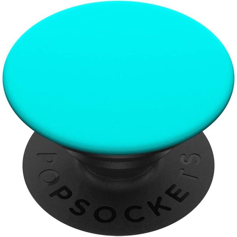 imagePopSockets Phone Grip with Expanding Kickstand  Bright Aqua PopSockets Adhesive PopGripAdhesive PopGrip