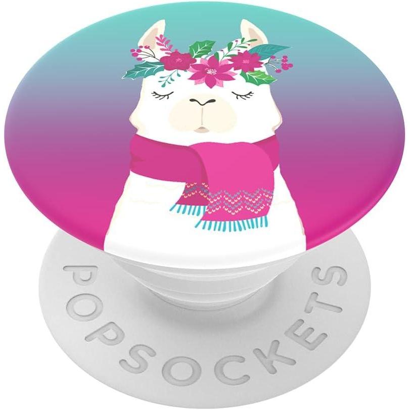 imagePopSockets Phone Grip with Expanding Kickstand Adhesive Grip Holi