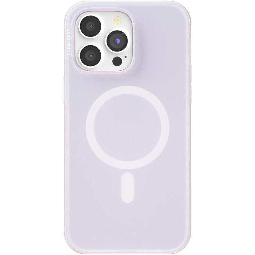 imagePopSockets iPhone 14 Pro Max Case with MagSafe Phone Case for iPhone 14 Pro Max Grip Sold Separately Wireless Charging Compatible  Opalescent White