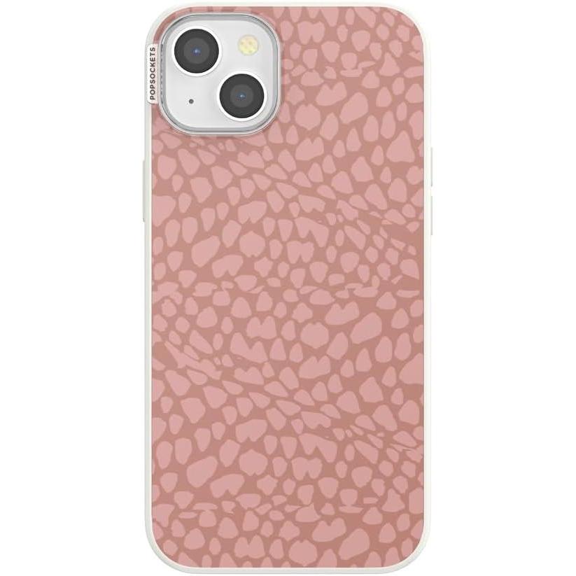 imagePopSockets iPhone 15 Plus Case Compatible with MagSafe Phone Case for iPhone 15 Plus Wireless Charging Compatible Case Only  Clay Rosa