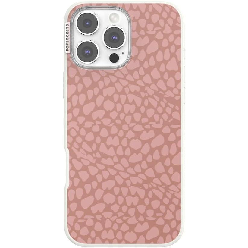 imagePopSockets iPhone 16 Pro Max Case Compatible with MagSafe Phone Case for iPhone 16 Pro Max Wireless Charging Compatible Case Only  Clay Rosa