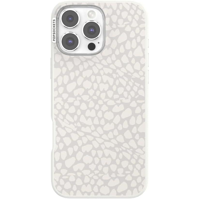 imagePopSockets iPhone 16 Pro Max Case Compatible with MagSafe Phone Case for iPhone 16 Pro Max Wireless Charging Compatible Case Only  Horchata Fossil