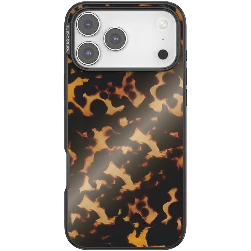 imagePopSockets iPhone 17 Pro Max Case Compatible with MagSafe Phone Case for iPhone 17 Pro Max Wireless Charging Compatible Case Only  Tortoiseshell