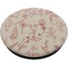 Beige Brown Wildflower Aesthetic Flower Pattern PopSockets PopGrip for MagSafe(Adhesive PopGrip)