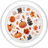 Fall Leaves and Pumpkins for Halloween and Thanksgiving PopSockets Adhesive PopGrip(Magnetic PopGrip)
