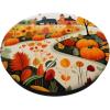 Fall Leaves autumn pumpkin pattern autumn color foliage PopSockets Adhesive PopGrip(Adhesive PopGrip)