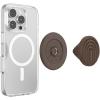 PopSockets Phone Grip for MagSafe with Kickstand, Magnetic Stand, Swappable Top, Secure Hold for iPhone MagSafe Cases, Phone & Tablet Grip – Curves Cocoa