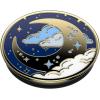 PopSockets Phone Grip for MagSafe with Kickstand, Magnetic Stand, Swappable Top, Secure Hold for iPhone MagSafe Cases, Phone & Tablet Grip – Enamel Celestial(Fly To The Moon)