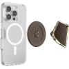 PopSockets Phone Grip for MagSafe with Kickstand, Magnetic Stand, Swappable Top, Secure Hold for iPhone MagSafe Cases, Phone & Tablet Grip – Enamel Cocoa Cut