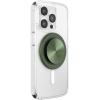 PopSockets Phone Grip for MagSafe with Kickstand, Magnetic Stand, Swappable Top, Secure Hold for iPhone MagSafe Cases, Phone & Tablet Grip – Stoneware Coconut Cream(Radial Olive)