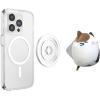 PopSockets Phone Grip for MagSafe with Kickstand, Magnetic Stand, Swappable Top, Secure Hold for iPhone MagSafe Cases, Phone & Tablet Grip, Squishmallows – Charles(Cam)