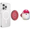 PopSockets Phone Grip for MagSafe with Kickstand, Magnetic Stand, Swappable Top, Secure Hold for iPhone MagSafe Cases, Phone & Tablet Grip, Squishmallows – Charles(Malcolm)