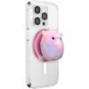 PopSockets Phone Grip for MagSafe with Kickstand, Magnetic Stand, Swappable Top, Secure Hold for iPhone MagSafe Cases, Phone & Tablet Grip, Squishmallows – Charles(Patty)