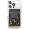 PopSockets Phone Wallet with Expanding Grip, Phone Card Holder, Wireless Charging Compatible, Wallet Compatible with MagSafe – Tortoiseshell