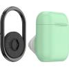 PopSockets PopGrip AirPods Pro Holder + PopChain 1: Swappable Grip and AirPods Holder for Phones and Tablets – Gunmetal Mint