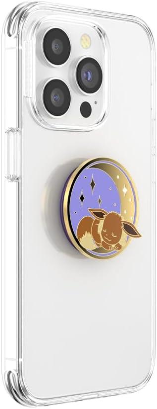 imagePopSockets Phone Grip for MagSafe with Kickstand Magnetic Stand Swappable Top Secure Hold for iPhone MagSafe Cases Phone ampamp Tablet Grip  Squirtle WaterSleeping Eevee