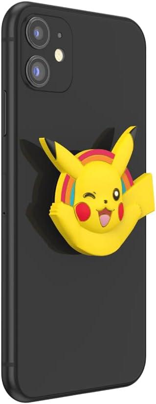 imagePopSockets Phone Grip for MagSafe with Kickstand Magnetic Stand Swappable Top Secure Hold for iPhone MagSafe Cases Phone ampamp Tablet Grip  Squirtle WaterPikachu PopOut