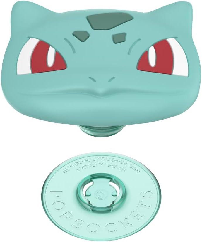 imagePopSockets Phone Grip for MagSafe with Kickstand Magnetic Stand Swappable Top Secure Hold for iPhone MagSafe Cases Phone ampamp Tablet Grip  Squirtle WaterBulbasaur