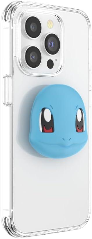 imagePopSockets Phone Grip for MagSafe with Kickstand Magnetic Stand Swappable Top Secure Hold for iPhone MagSafe Cases Phone ampamp Tablet Grip Squirtle WaterSquirtle Face